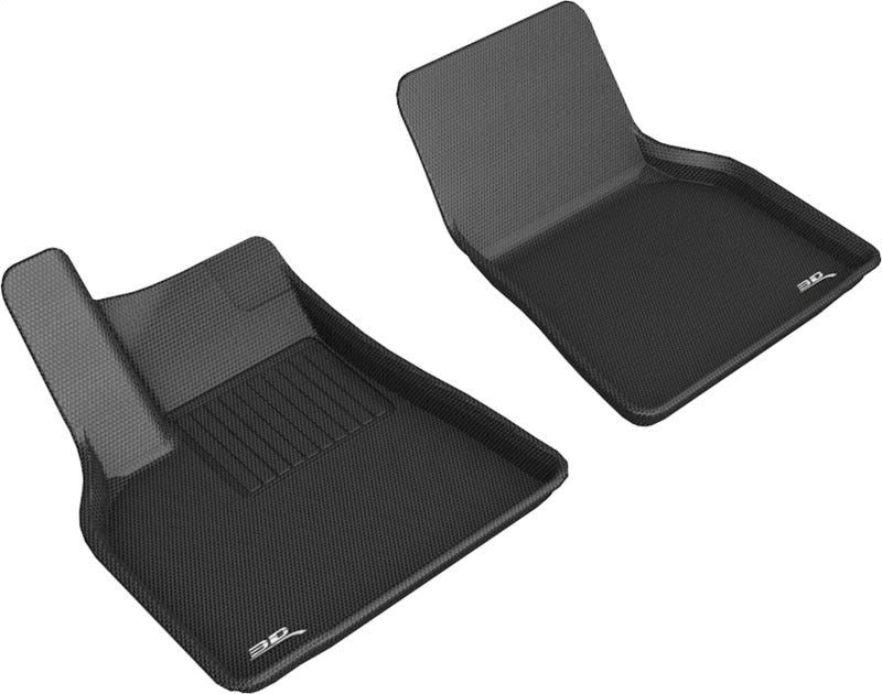 3D MAXpider 2020-2020 Tesla Model Y Kagu 1st Row Floormat - Black